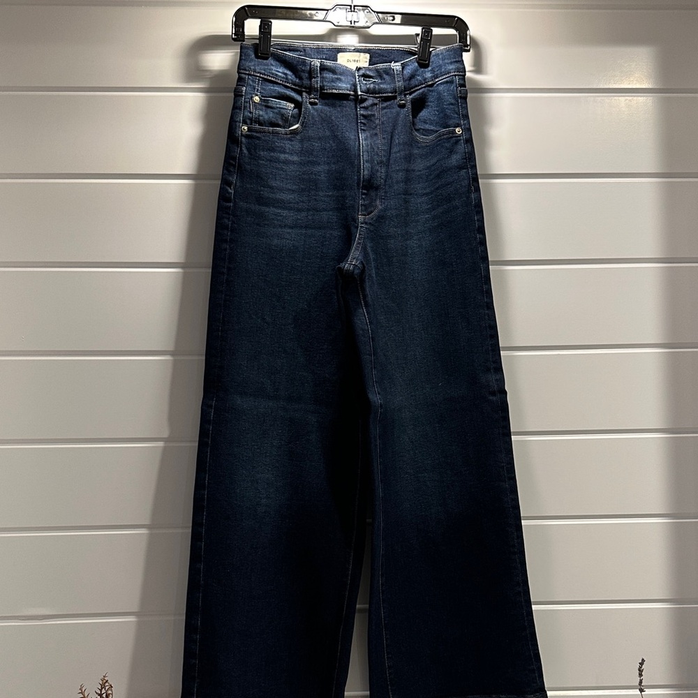 DL1961 Indigo Wide-Leg Denim